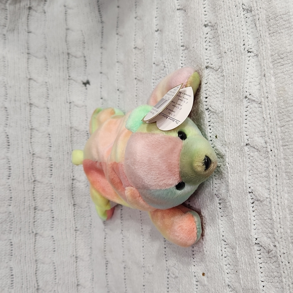 VINTAGE TY Beanie Baby Original Sammy Tie Dye Bear Retired